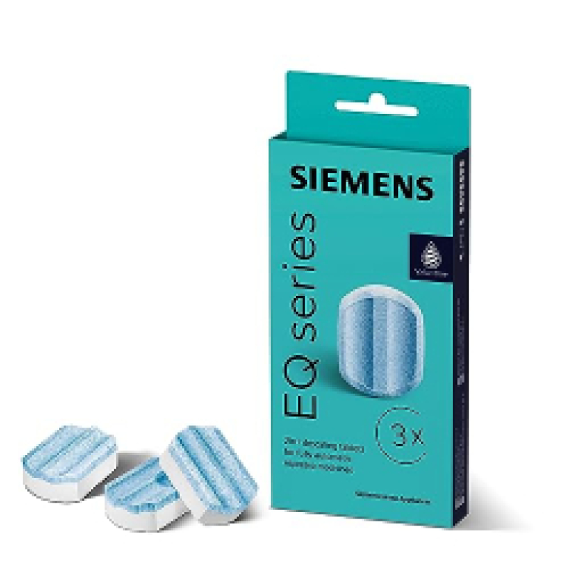 Lot de 3 pastilles détartrantes 2 en 1pour machines à café Siemens EQ Series - 00312094