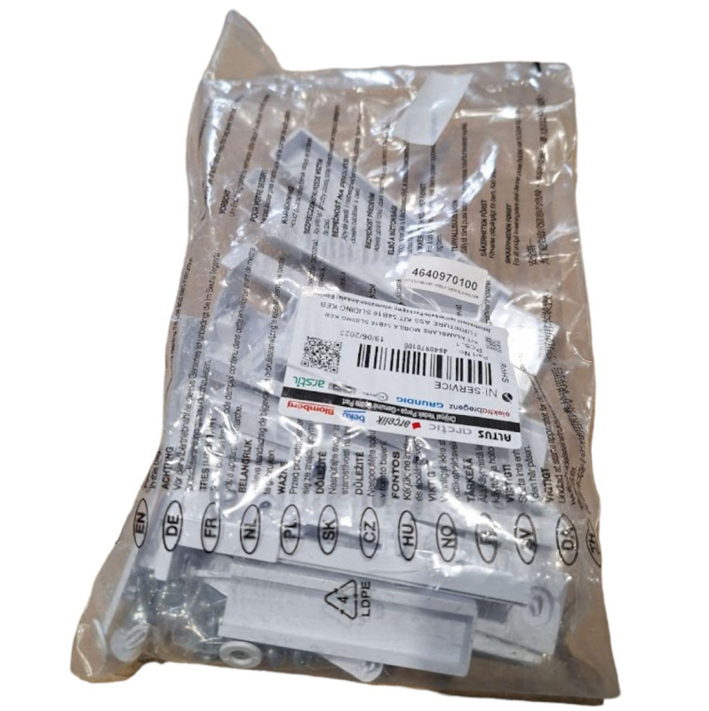 Kit d'installation sachets 2.4.6 Réfrigérateur, congélateur 4640970100 BEKO