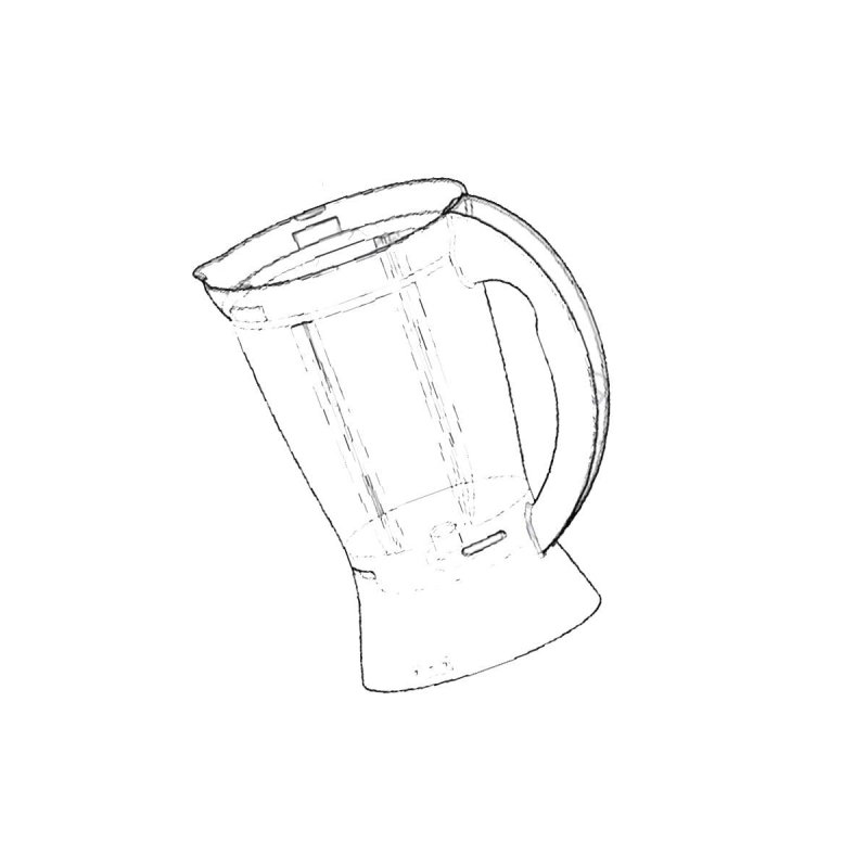 Bol blender (mixeur) nu Robot ménager MS-5975709, SS-989942 MOULINEX Robot ménager MS-5975709, SS-989942 MOULINEX