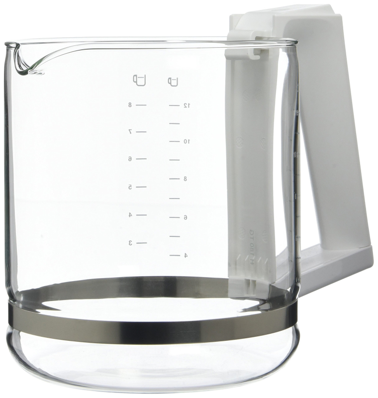 Krups Verseuse en Verre Couvercle Blanc pour Cafetières T8 XB900801