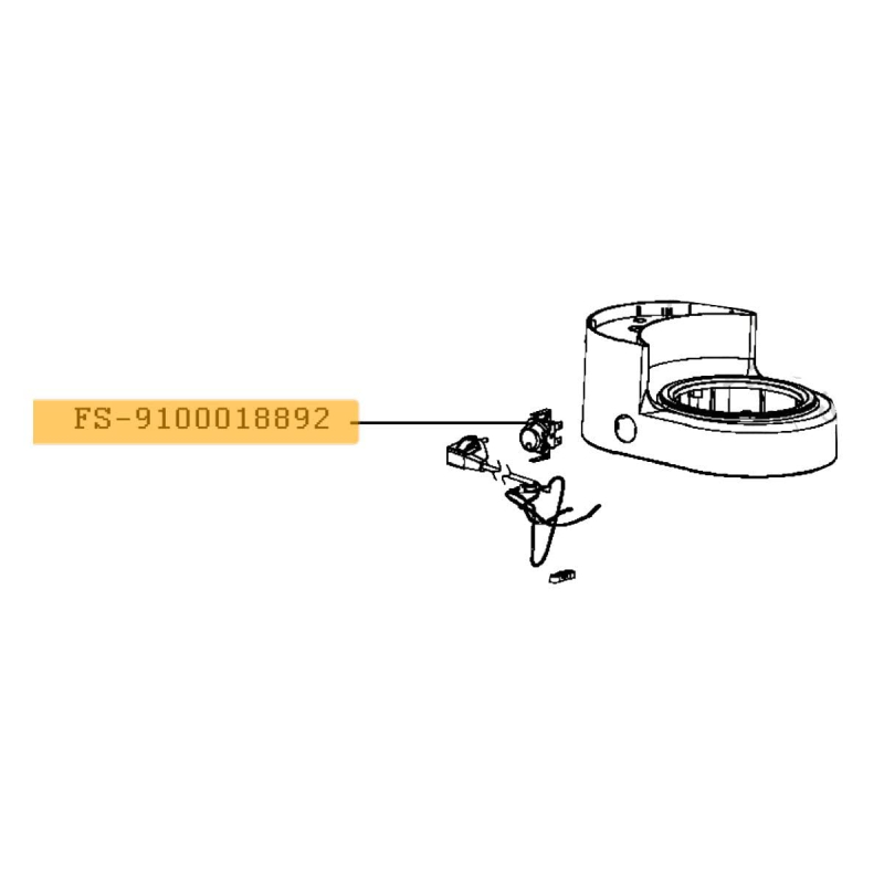 Interrupteur Robot ménager FS-9100018892 MOULINEX Robot ménager FS-9100018892 MOULINEX