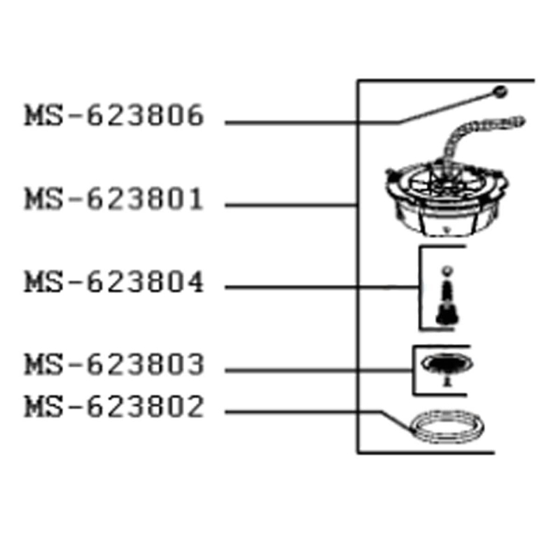 Grille + vis (repère MS-623803) Cafetière, Machine à Café MS-623803 KRUPS Cafetière, Machine à Café MS-623803 KRUPS