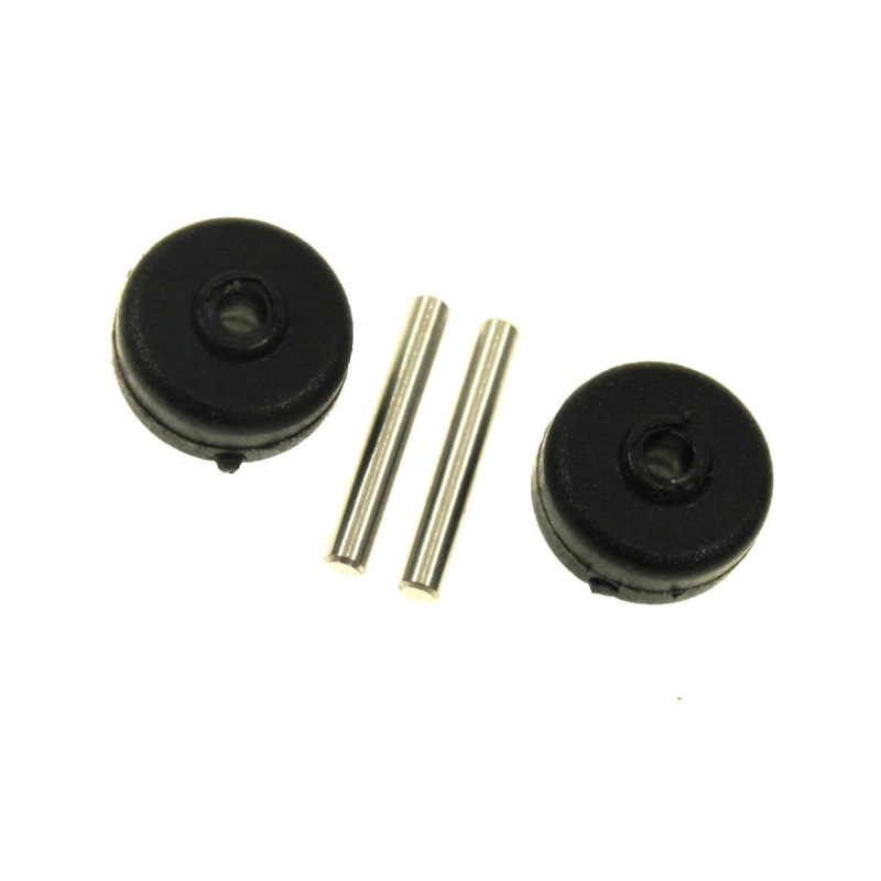 Lot de 2 roulettes + axe Aspirateur SS-2230002458 ROWENTA Aspirateur SS-2230002458 ROWENTA
