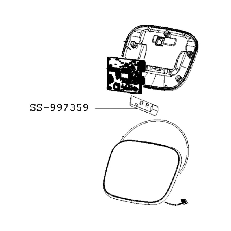 Carte wifi (repère SS-997359) COOKEO Cuiseur vapeur SS-997359 MOULINEX Cuiseur vapeur SS-997359 MOULINEX