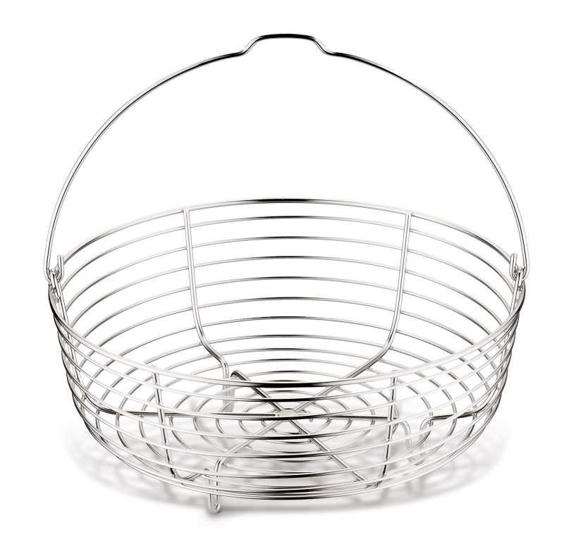 Lagostina Panier Fil, Accessoire pour Autocuiseur Capacité 5/6 Litres, Acier Inoxydable, Diamètre 19 cm