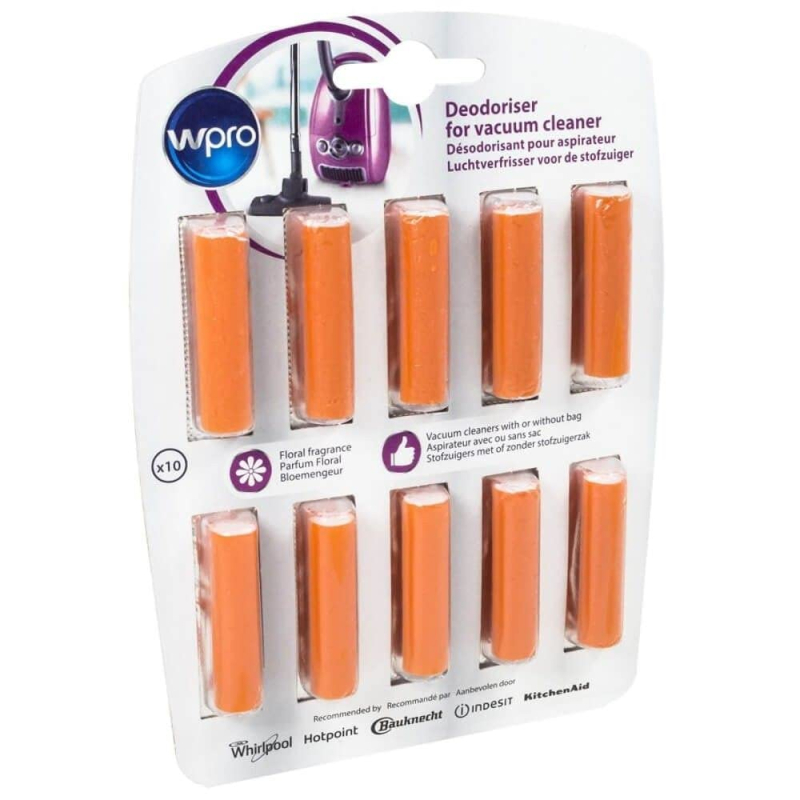 Désodorisant (x10) Aspirateur Whirlpool/Universelle (484000008606)