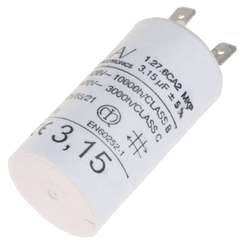 Condensateur 3.15 mf 450 v d'origine Hotte C00242732, 482000099557 ARISTON HOTPOINT HOTPOINT Hotte C00242732, 482000099557 ARIST