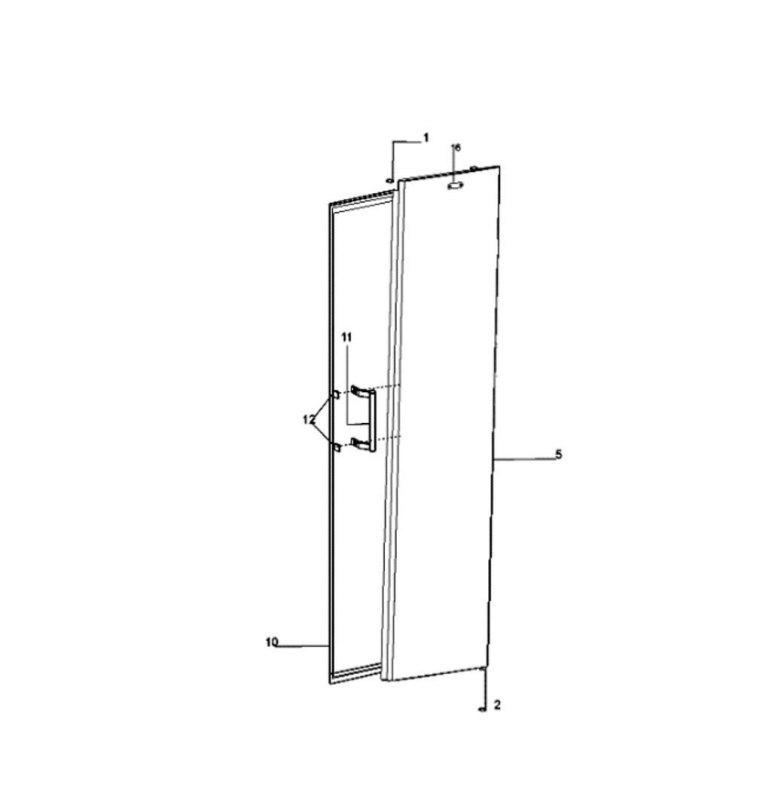 Joint de porte d'origine Réfrigérateur, congélateur C00386322 ARISTON HOTPOINT Réfrigérateur, congélateur C00386322 ARISTON HOTP