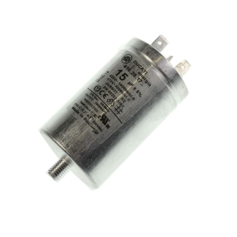 Condensateur 15mf d'origine Sèche-linge 481010344796, C00317456 WHIRLPOOL Sèche-linge 481010344796, C00317456 WHIRLPOOL