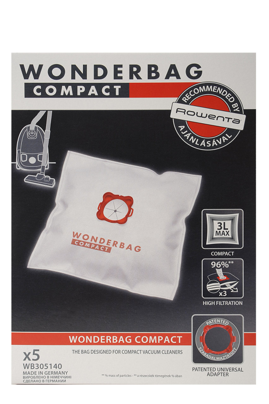 Rowenta WB305140 Sac d'aspirateur Wonderbag Compact