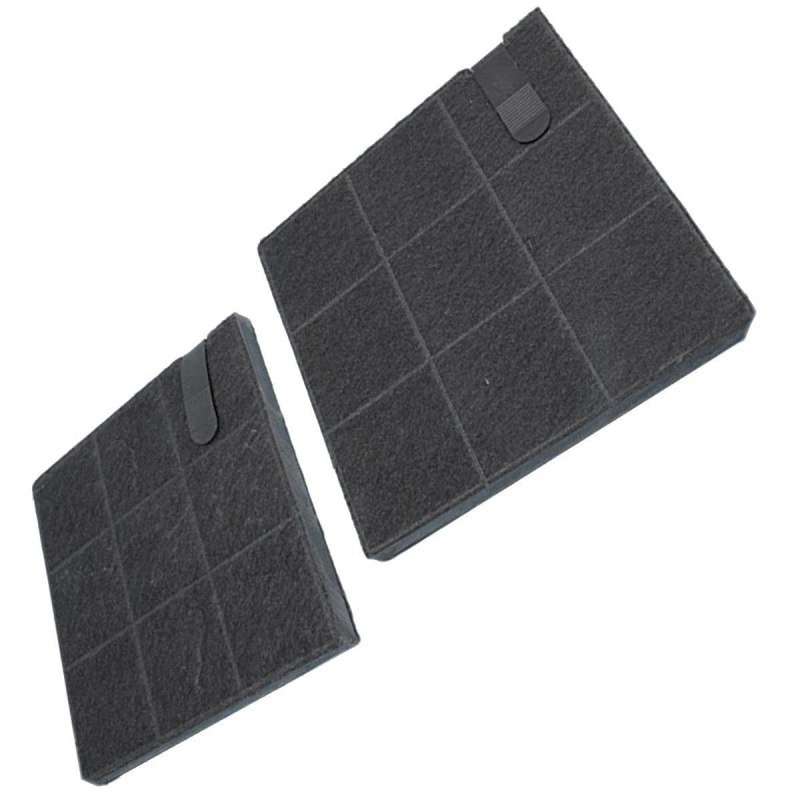Lot de 2 filtres charbon 147X145 mm Hotte 70X1724 AK901AE1 DE DIETRICH Hotte 70X1724 AK901AE1 DE DIETRICH