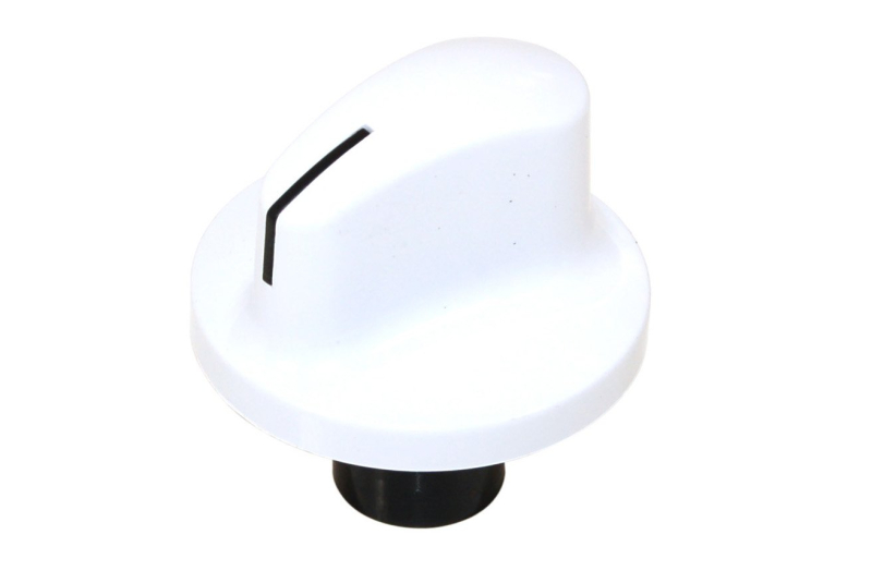 Beko 250910094 Four et accessoires de cuisinière, boutons et interrupteur, plaque de cuisson, bouton rotatif blanc original pour