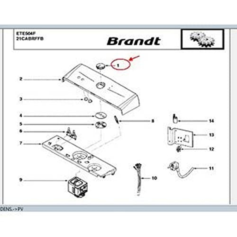 Tambour + croisillon d'origine 481241818333 WHIRLPOOL