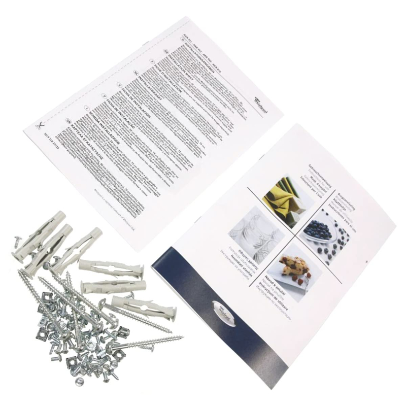 Sachet de montage cheminee d'origine 480122101196 WHIRLPOOL