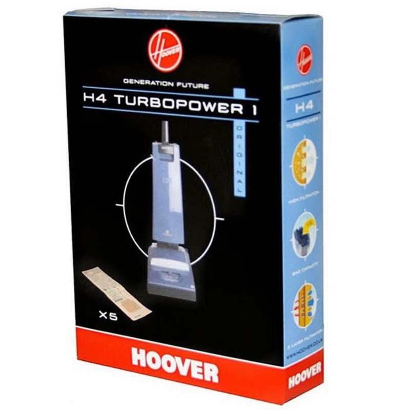 Boite de 5 sacs H4 TURBOPOWER1 09173691 HOOVER