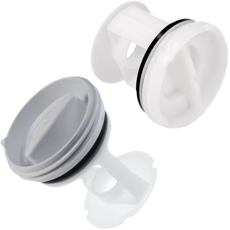 Lot de 2 bouchons filtres de vidange 69x63 mm 484000000966 WHIRLPOOL