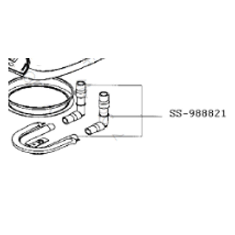 Resistance 1000W (repere SS-988821) SS-988821 ROWENTA