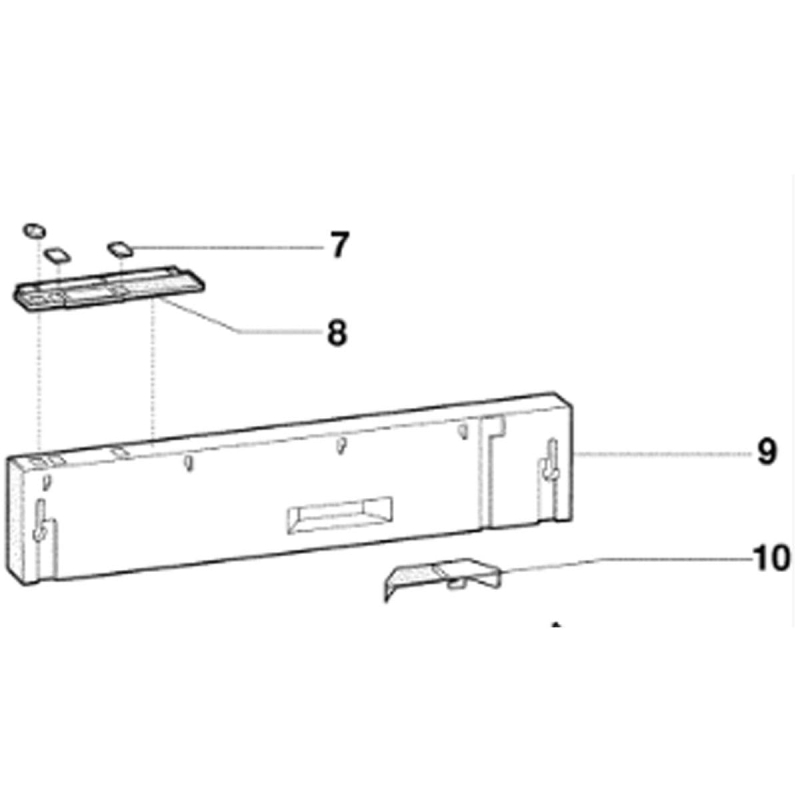 Tableau de bord (repere 9) d'origine C00290722 INDESIT