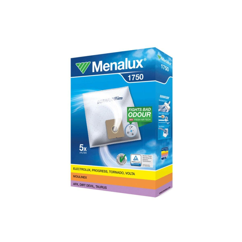Lot de 5 Sacs + 1 Filtre Moteur d'origine 9001664193 ELECTROLUX