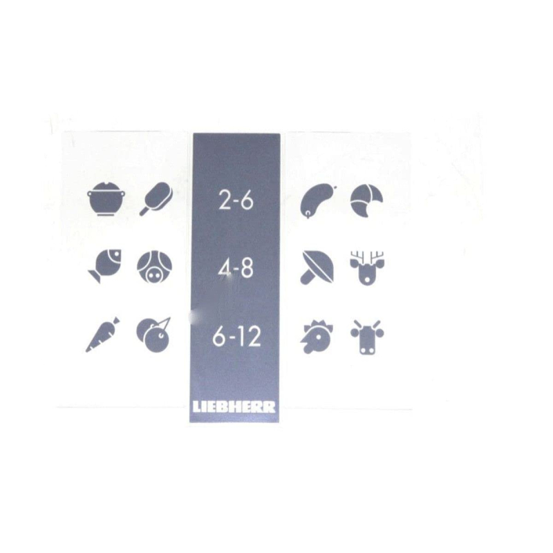 Plaque serigraphiee 7428838 LIEBHERR