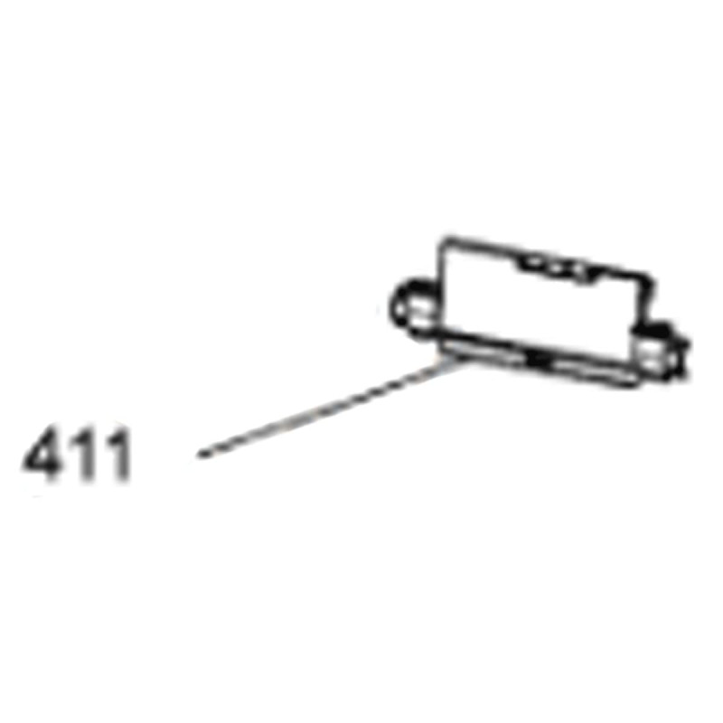 Couvercle panneau des commandes (repere 411) d'origine C00195613 SCHOLTES
