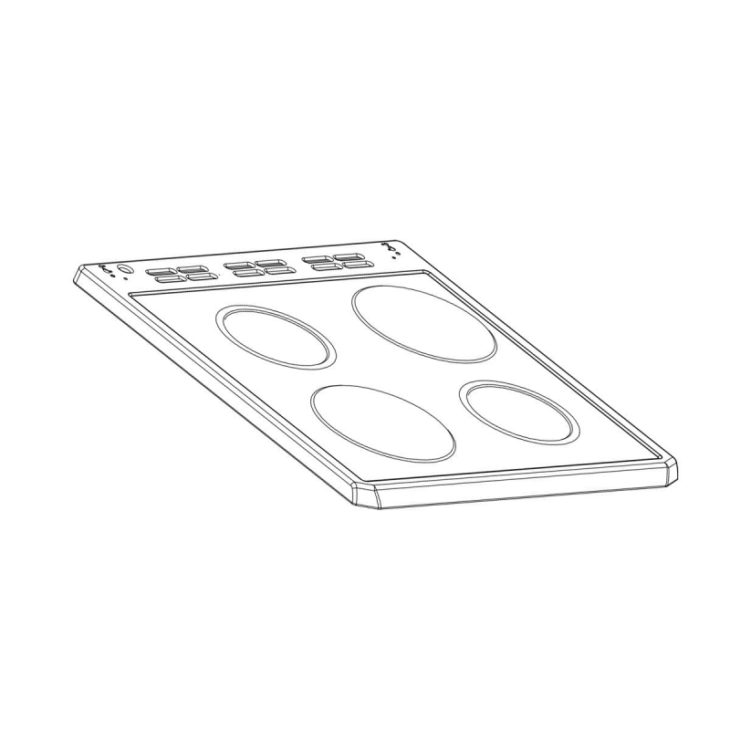 Plaque vitroceramique 4410300420 BEKO