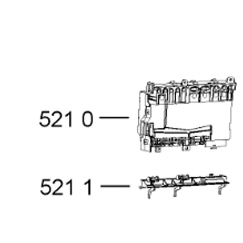 Carte electronique, module de puissance (repere 5210) 481010695369 WHIRLPOOL