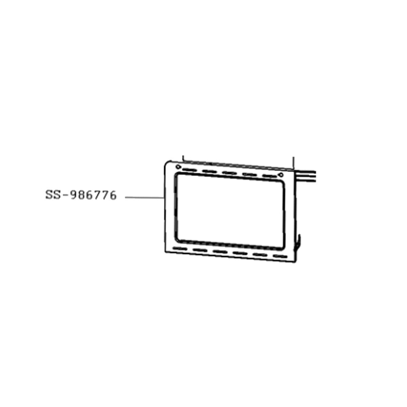 Porte + vitre 425X289 mm SS-986776 MOULINEX