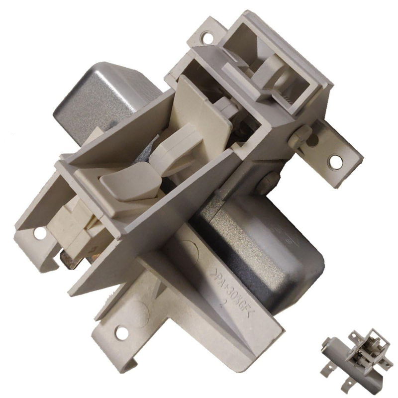 Poignéee de porte complete grise pour Lave-vaisselle - 34420207, 12176000008909 CONTINENTAL EDISON, 