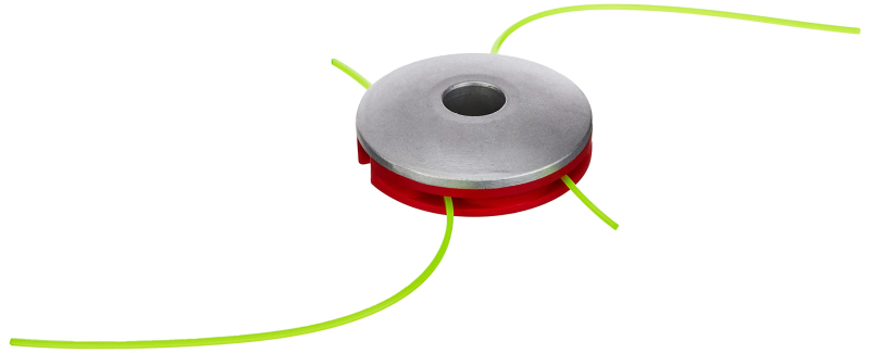 Tête à 2 Nylon Universelle Speed SF26 en Polyamide/Alu. Insertion Facile des brins de Fils, Rouge