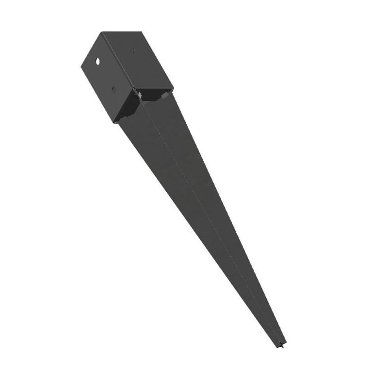 Support de poteau à planter - Dimension (mm) : 90x90