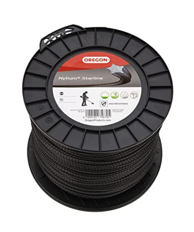 Fil de débroussailleuse Oregon Nylon Étoile 2.4mm, 104883E