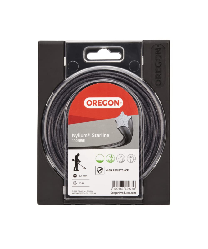 Fil en étoile Oregon Nylium pour coupe-bordures et débroussailleuses