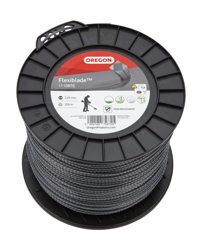 Oregon 111090E Fil de Coupe Strié FlexiBlade, 3,50 mm, Bobine de 143 m