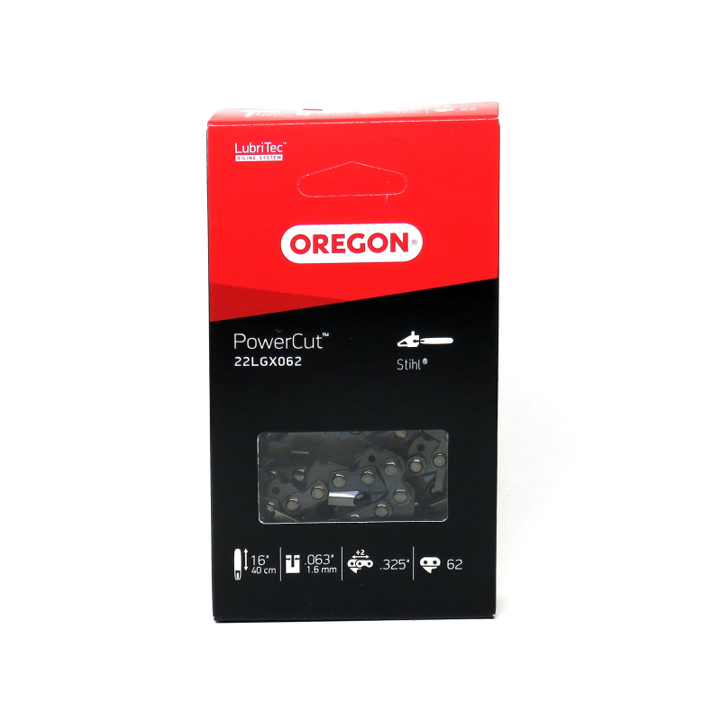 Chaîne De Tronçonneuse Oregon 22LGX062E Pas : .325 Jauge : 1.6 Maillons : 62 - PowerCut