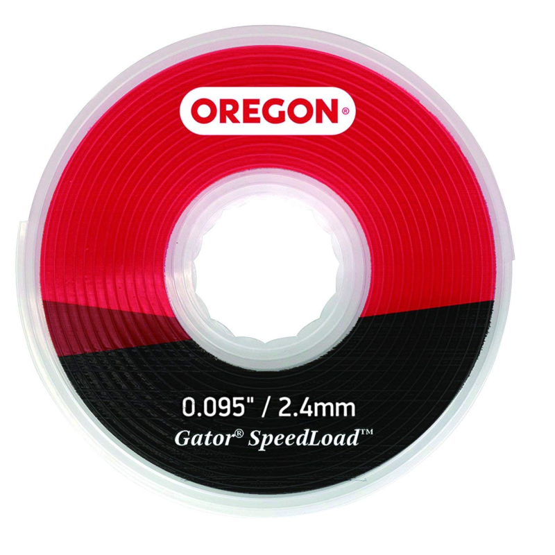 Oregon 24-595-10 Fil de coupe Gator SpeedLoad, 2,4 mm paquet de 10