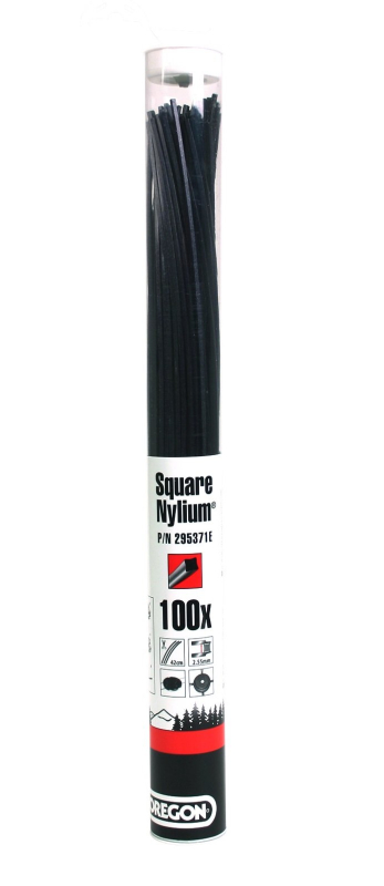 Fil Débroussailleuse Carré Nylium Noir Ø2.55mm/42cm Oregon 295371E