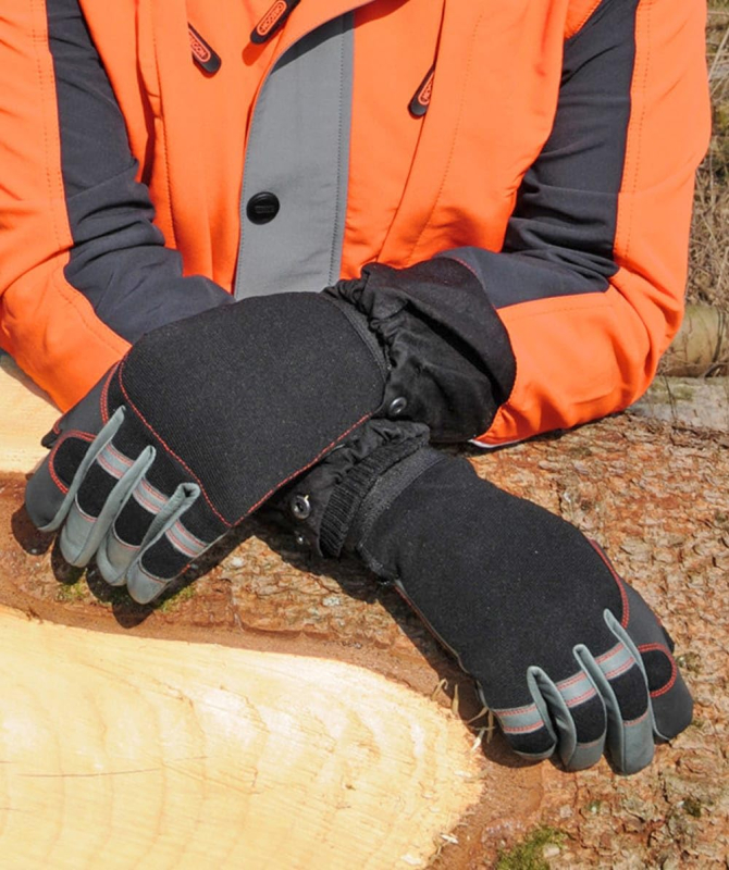 Oregon Gants de protection - Mixte Adulte - Noir (bleu) - L
