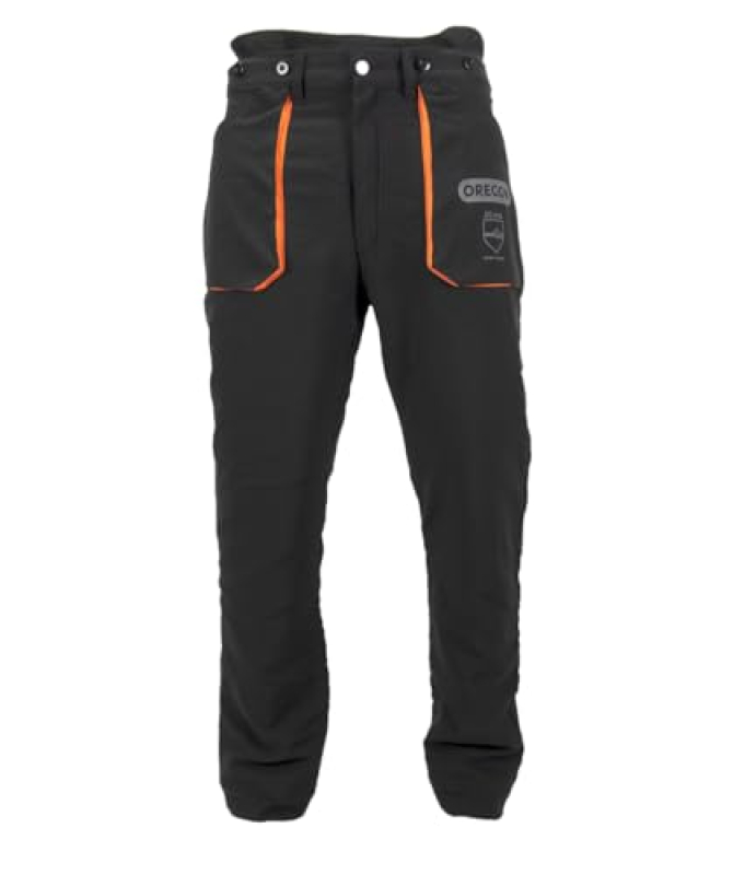 Oregon - Pantalon de Sécurité Yukon pour Tronçonneuse, Noir, XXL (EU 54-56), (295435/2XL)