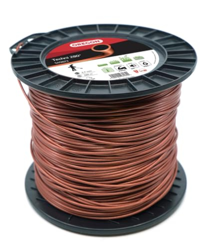 Fil Débroussailleuse Rond Techni 280° Marron/Noir Ø2.7mm/280m Oregon 545823