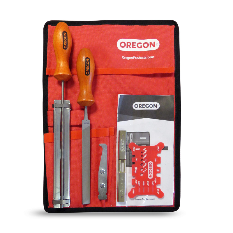 Kit D'affûtage 558551 Avec Sa Pochette Enroulable Oregon