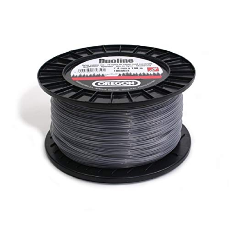 Fil Débroussailleuse Rond Duoline Transparent/Noir Ø3.5mm/84m Oregon 581219