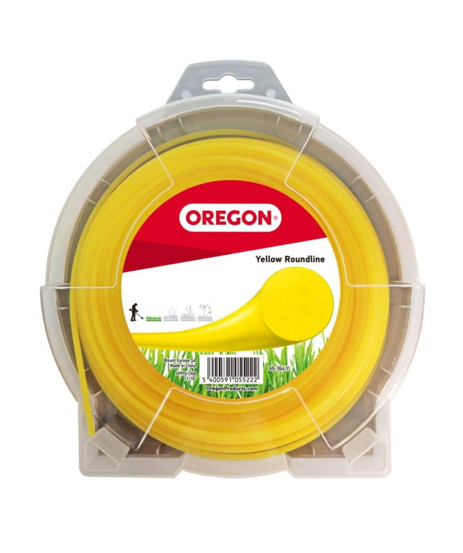 Fil Débroussailleuse Rond Nylon Jaune Ø2.4mm/88m Oregon 69-364-Y