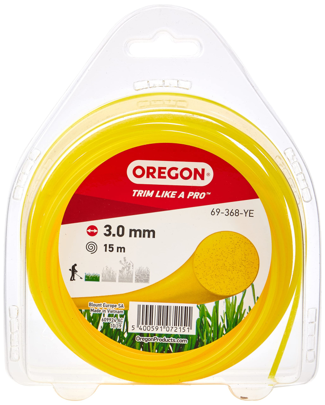 Fil Débroussailleuse Rond Nylon Jaune Ø3.0mm/15m Oregon 69-368-YE