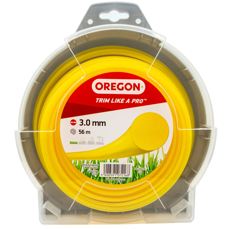 Fil Débroussailleuse Rond Nylon Jaune Ø3.0mm/56m Oregon 69-370-YE