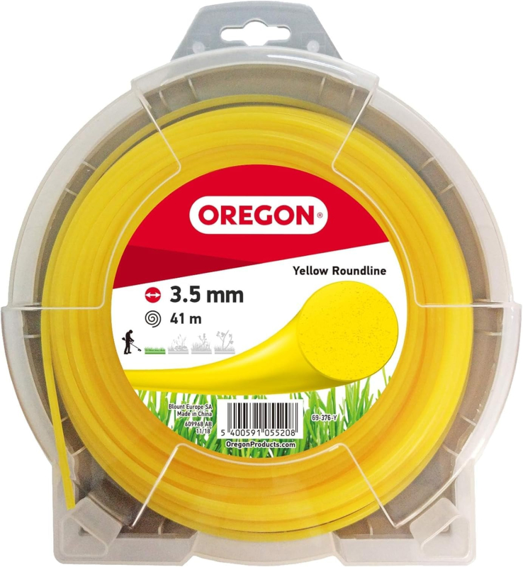 Fil Débroussailleuse Rond Nylon Jaune Ø3.5mm/124m Oregon 69-377-Y