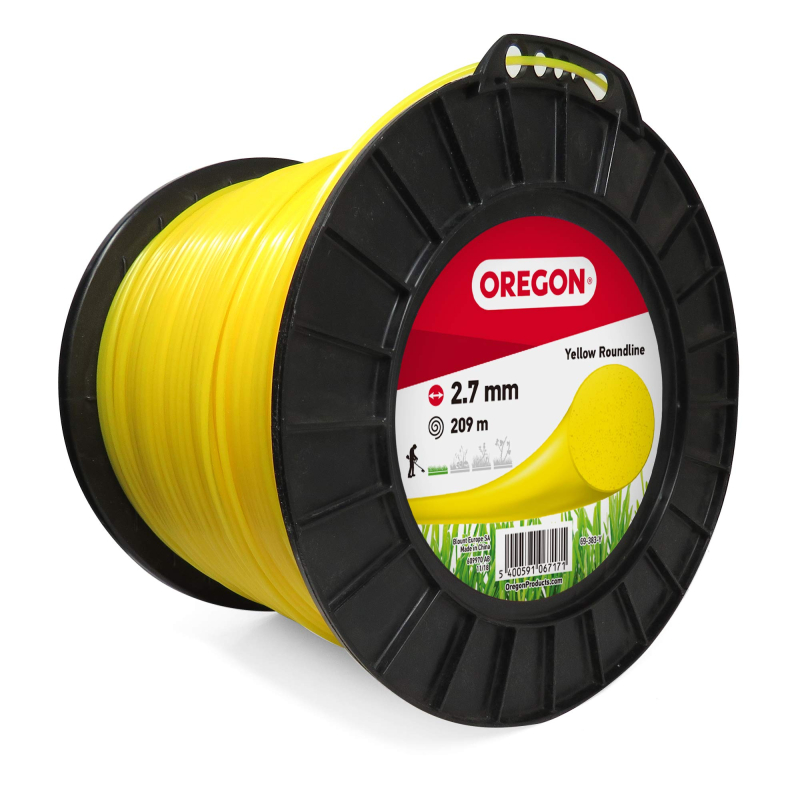 Fil Débroussailleuse Rond Nylon Jaune Ø2.7mm/209m Oregon 69-383-Y