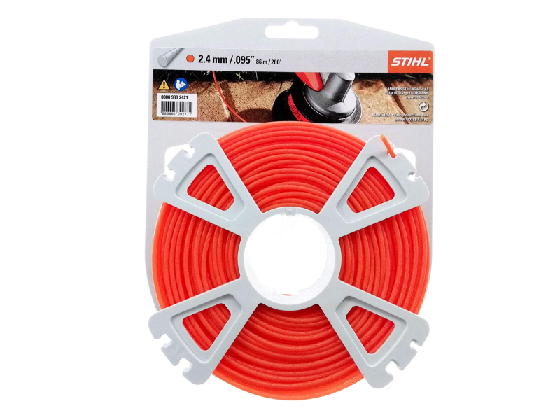 Fil De Coupe Rond Et Silencieux STIHL Débrousailleuse 00009302421 - 2,4 Mm - 83 M