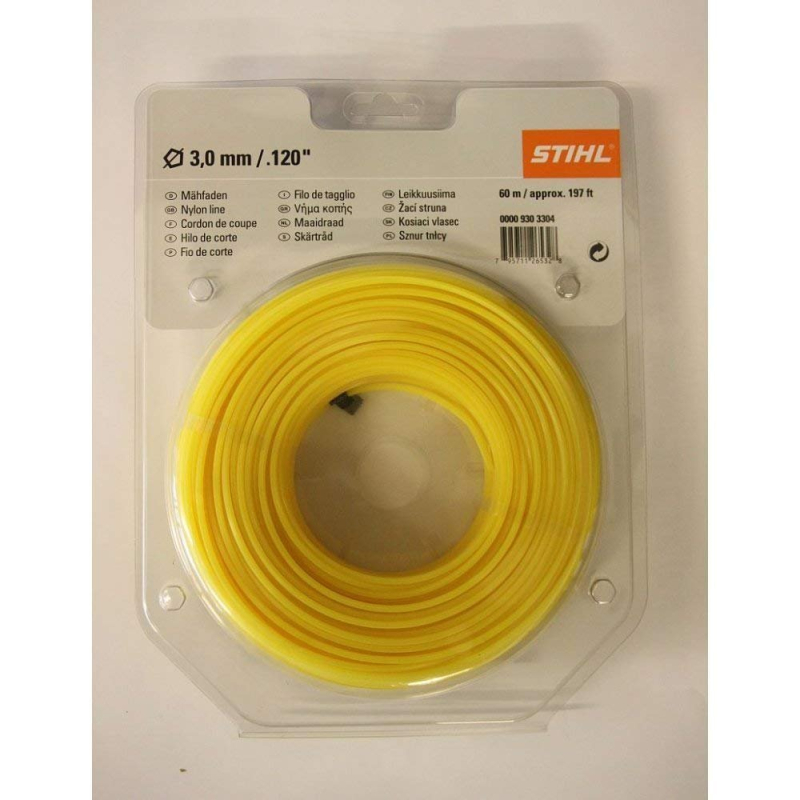Fil De Coupe Patengone STIHL Débrousailleuse 00009303305 - 3 Mm - 203 M
