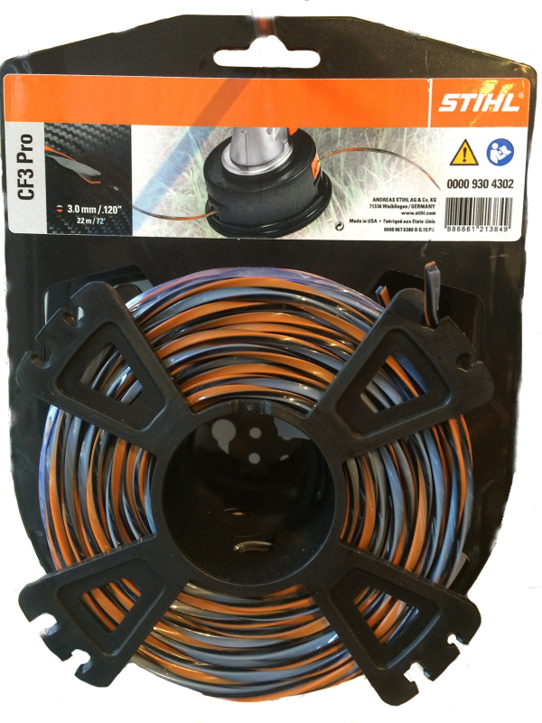 Fil De Coupe High-Tech CF3 PRO Cruciforme STIHL Débrousailleuse 00009304302 - 3 Mm - 21 M